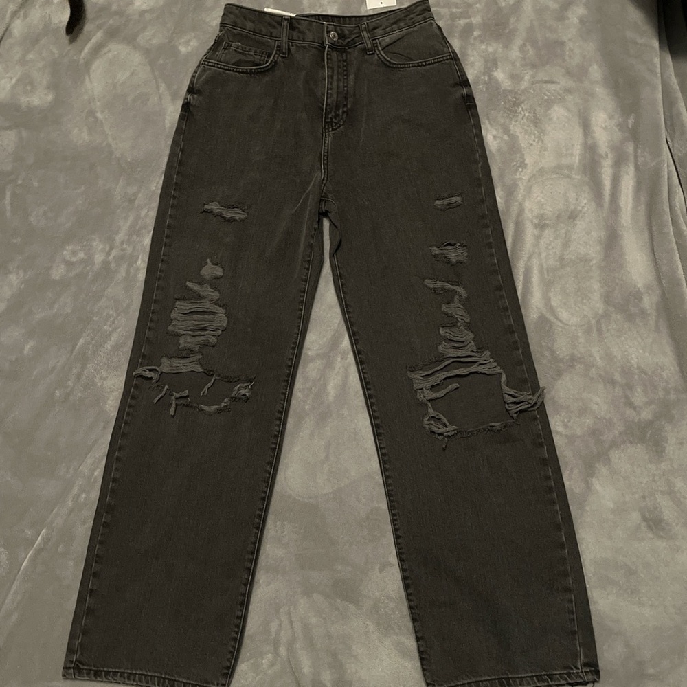 NWT forever 21 black baggy jeans
